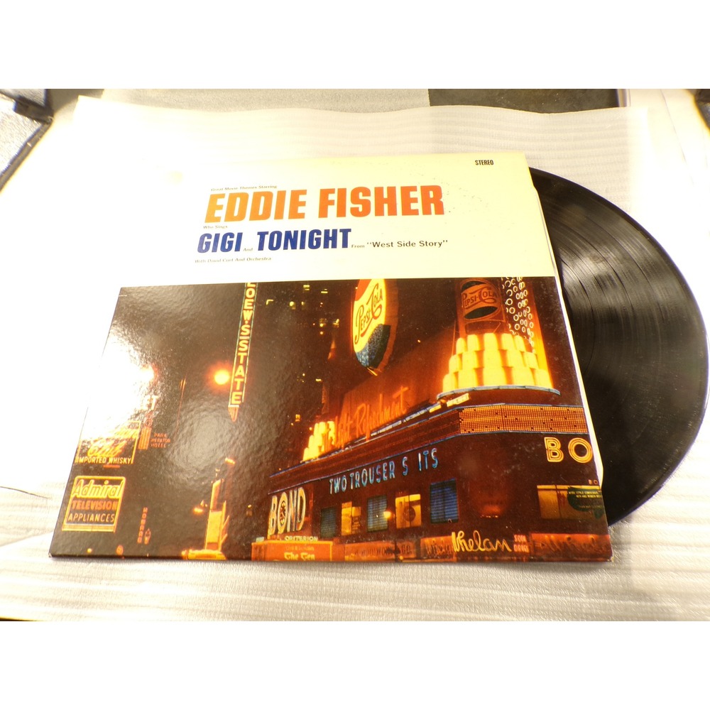 Eddie Fisher Sings Gigi and Tonight Vinyl LP Palace Record Movie Themes Stereo